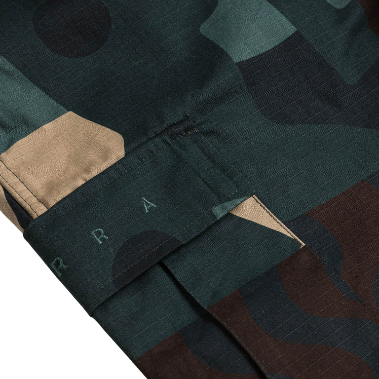By Parra Distorted Camo Shorts