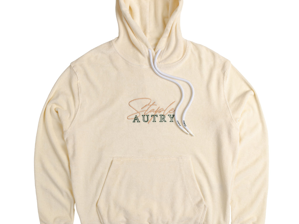 【送料&関税込】Autry Viscose Blend Sweatshirt With Logo Autry Embroidered Autry Logo Hoodie Man