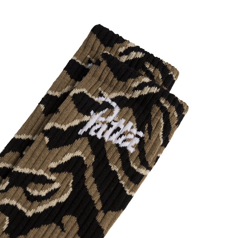 Patta Tiger Stripe Script Logo Sport Socks