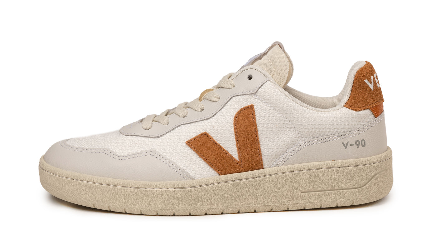 【VEJA】V-90 O.T. Leather｜Extra White Umber Veja V-90 O.T. Sneaker » Buy online now!