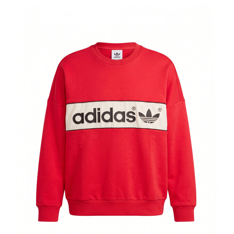 Adidas	adiSignature NY Crewneck Sweatshirt - XS / Pure Ruby
