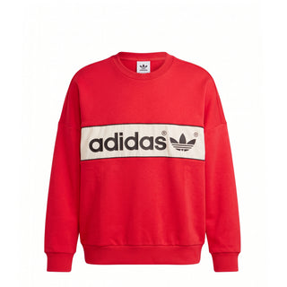 Adidas	adiSignature NY Crewneck Sweatshirt - XS / Pure Ruby
