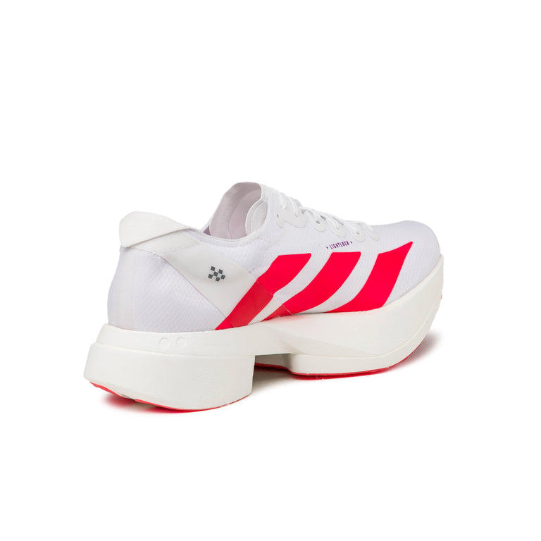 Adidas Adizero Adios Pro 4 - 35 1/3 / Footwear White / Fucid Red / Shock Purple - 4
