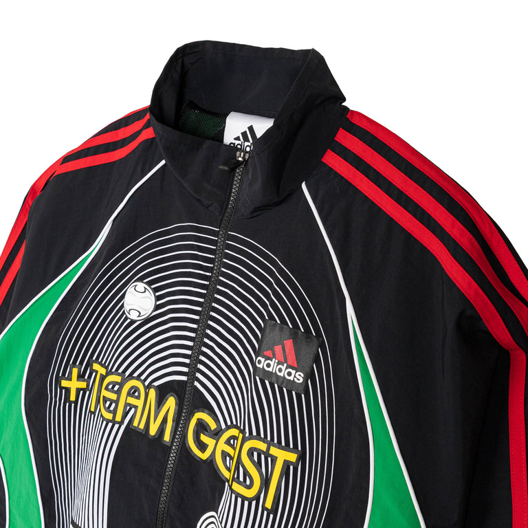 Adidas Teamgeist Moto Tracktop - XXL / Black / Green / Better Scarlet - 4
