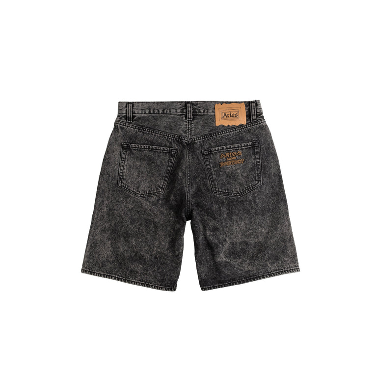 Aries Acid Wash Denim Short
