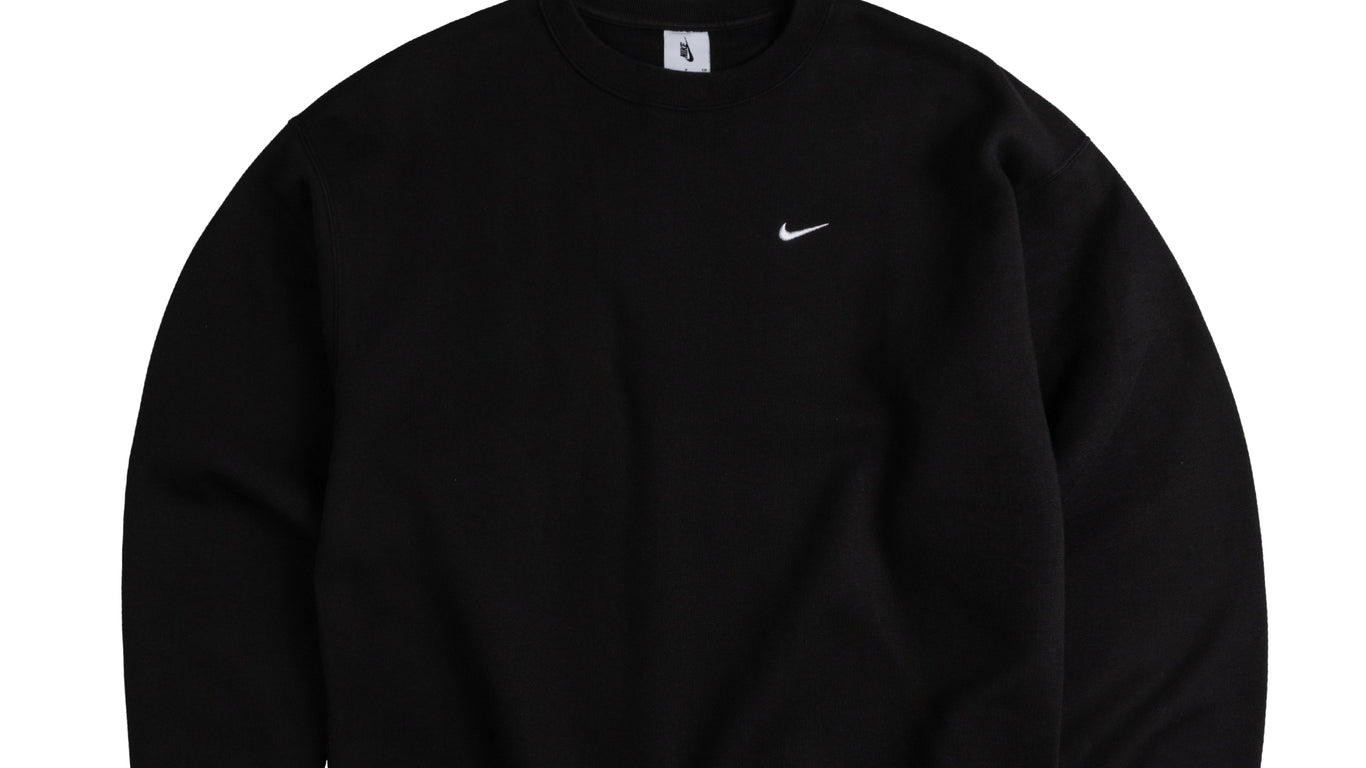 Black crew neck sweater nike cheap