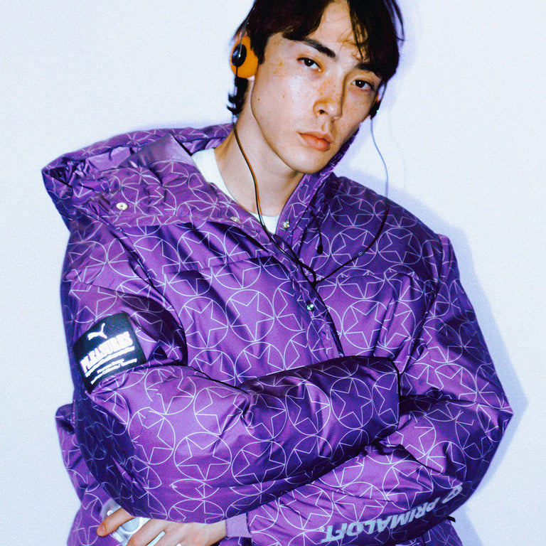 Puma purple jacket discount