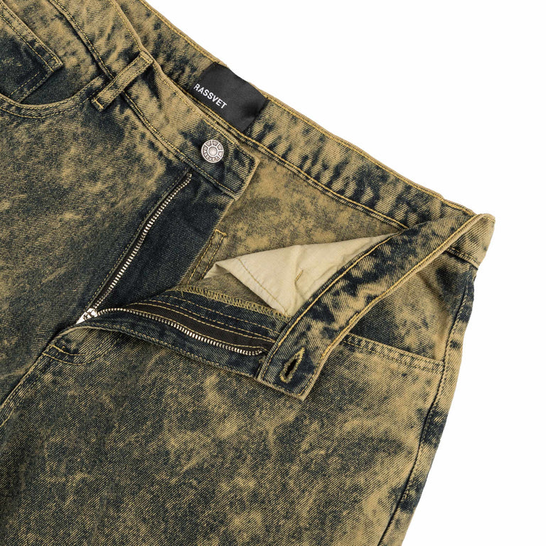 Rassvet Acid Wash Baggy Denim Pants