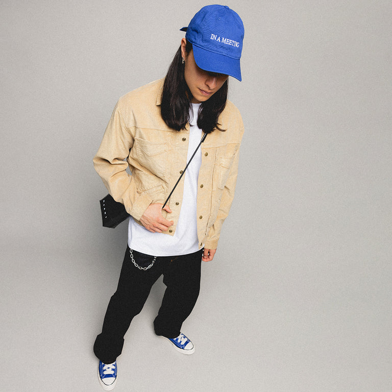Needles Penny Jean Jacket - C/PU 16W Corduroy onfeet