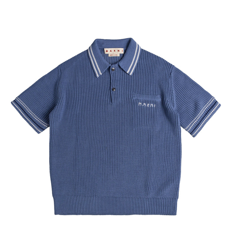 Marni Cotton Fisherman Ribs Polo