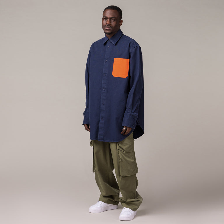 JW Anderson Oversized Contrast Pocket Shirt