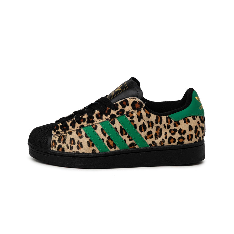 Adidas Superstar II W - 42 / Core Black / Court Green / Gold Metallic
