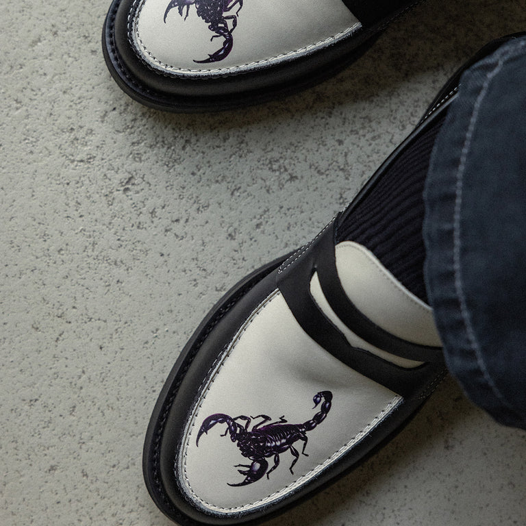 Duke + Dexter Wilde Penny Loafer onfeet