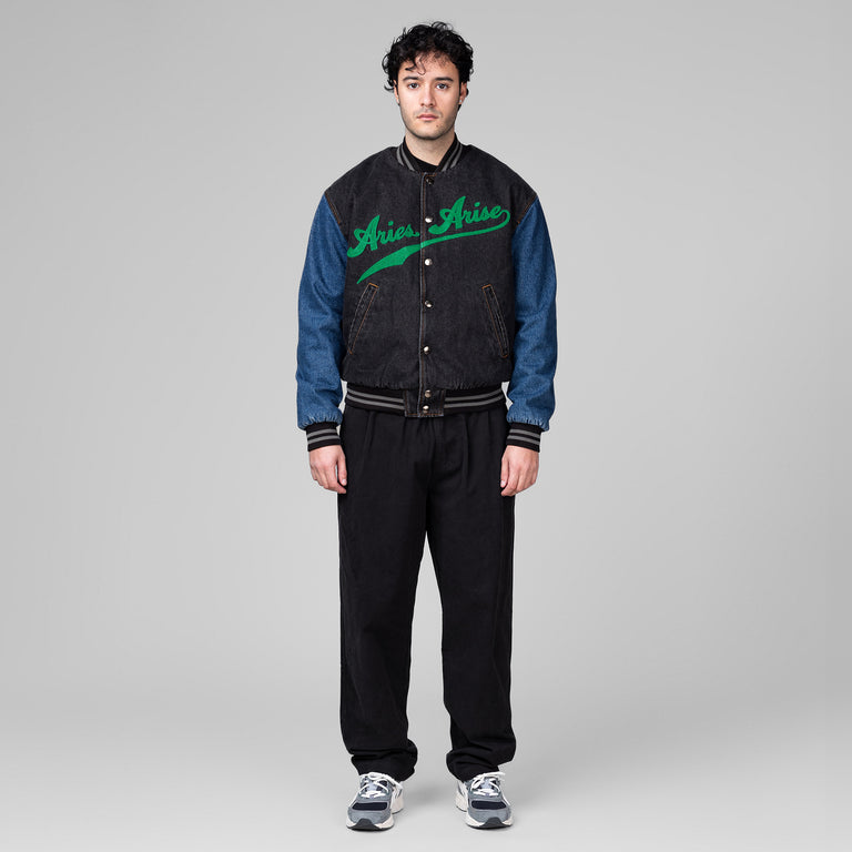 Aries Varsity Denim Jacket