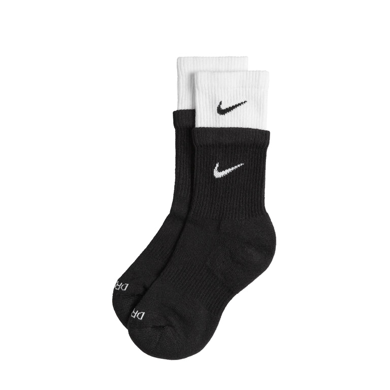 Nike Everyday Plus Cushioned Training Crew Socks - S / Black / White / Black
