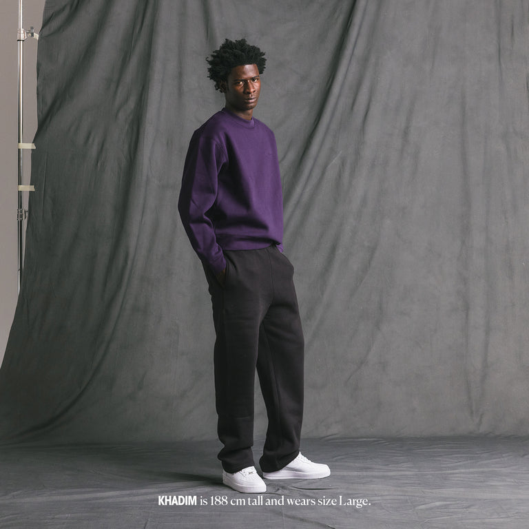 Asphaltgold Essential Sweatpants (Black) onfeet