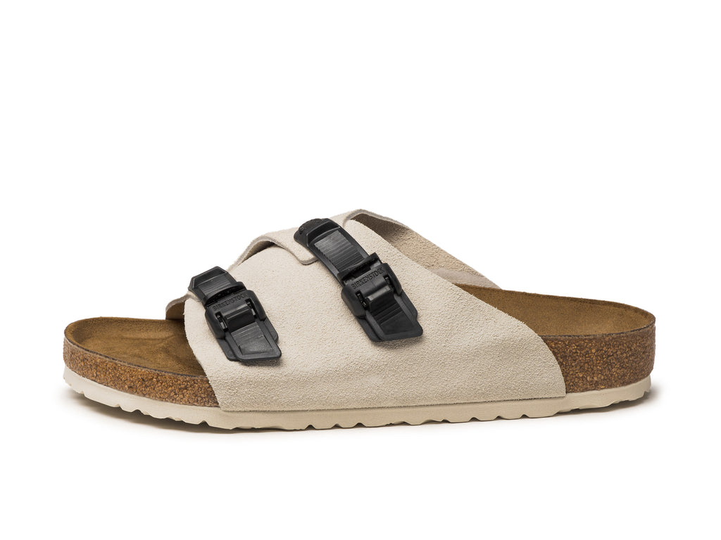 BIRKENSTOCK 美品 BIRKENSTOCK Zürich Tech Suede Leather Regular White 1026773