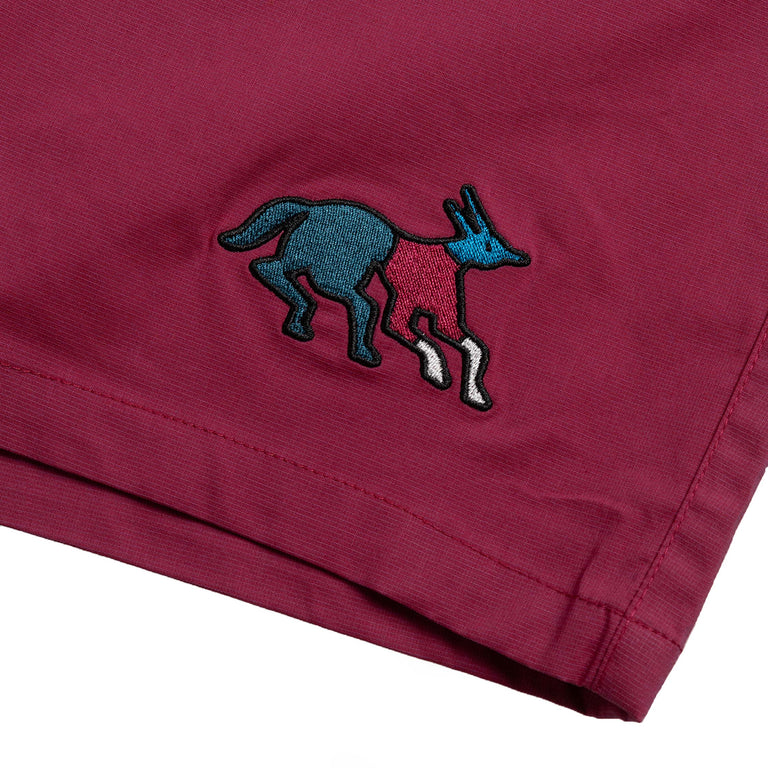 By Parra Anxious Dog Shorts onfeet