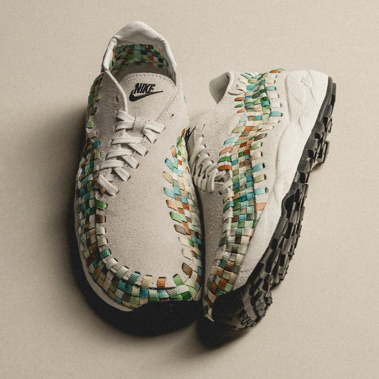 Nike Wmns Air Footscape Woven *Rainbow* onfeet