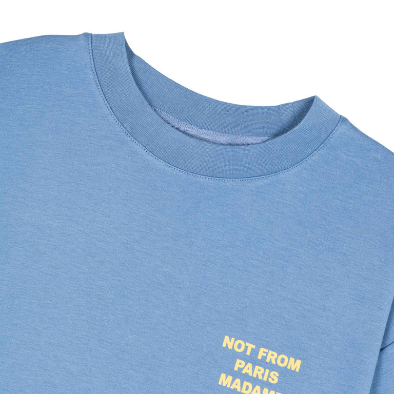 Drole de Monsieur	Le T-Shirt Slogan - S / Atlantic Blue - 3