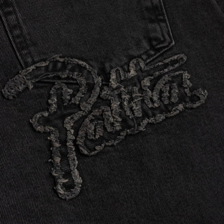 Patta Whiskers Denim Shorts - 28 / Black Denim - 3