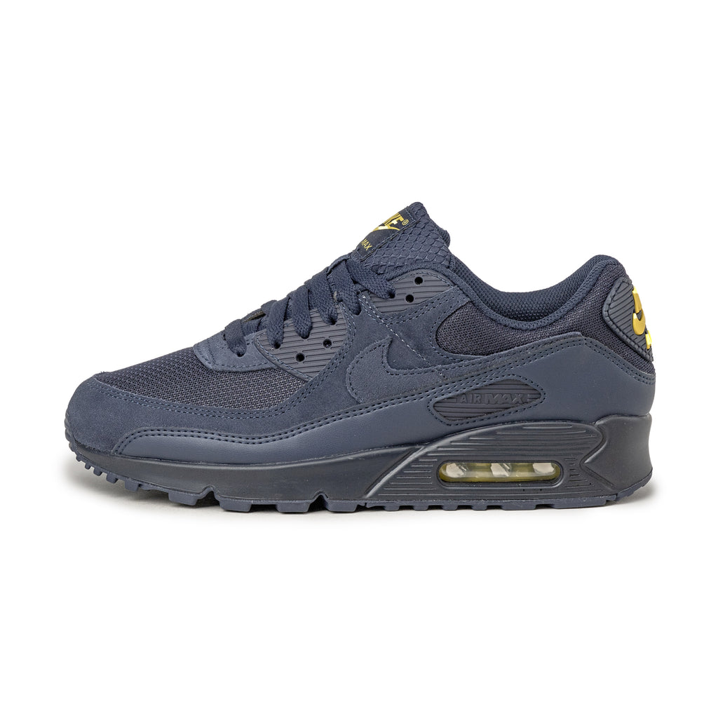 navy blue and brown air max