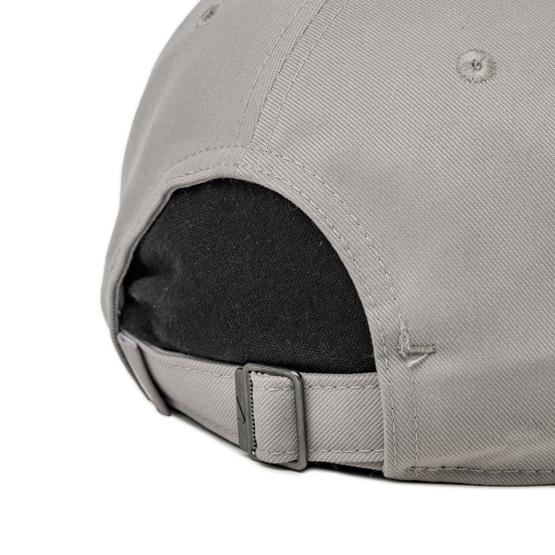 nike swoosh cap grey