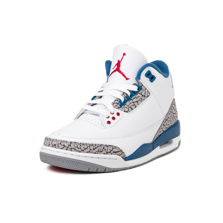 Nike	Air Jordan 3 Retro OG *True Blue* - 41 / White / Varsity Red / True Blue / Cement Grey / Anthracite - 4