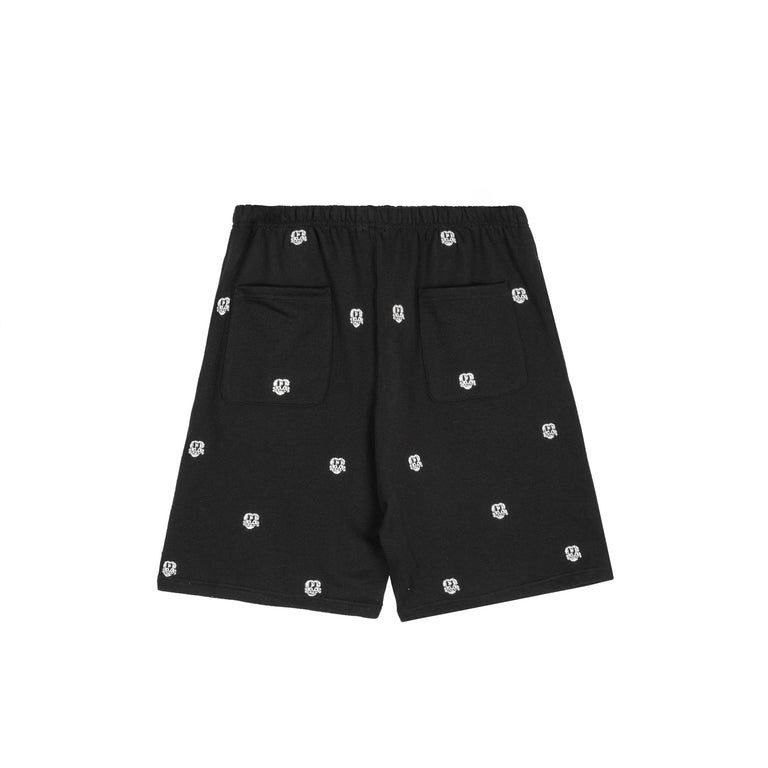 CHITO International Allover Finesse Embroidered Sweat Short - XL / Black - 2