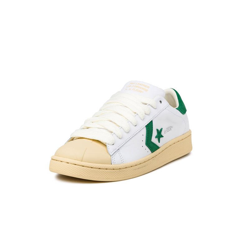 Converse	x Golf le Fleur 1908 Pro Leather OX - 40.5 / White / Amazon / Ivory White / Amazon / Natural Ivory - 2