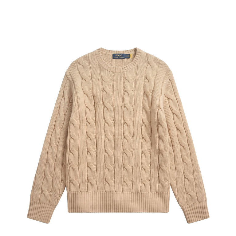 Polo Ralph Lauren Cable-Knit Wool-Blend Jumper - S / Camel Melange
