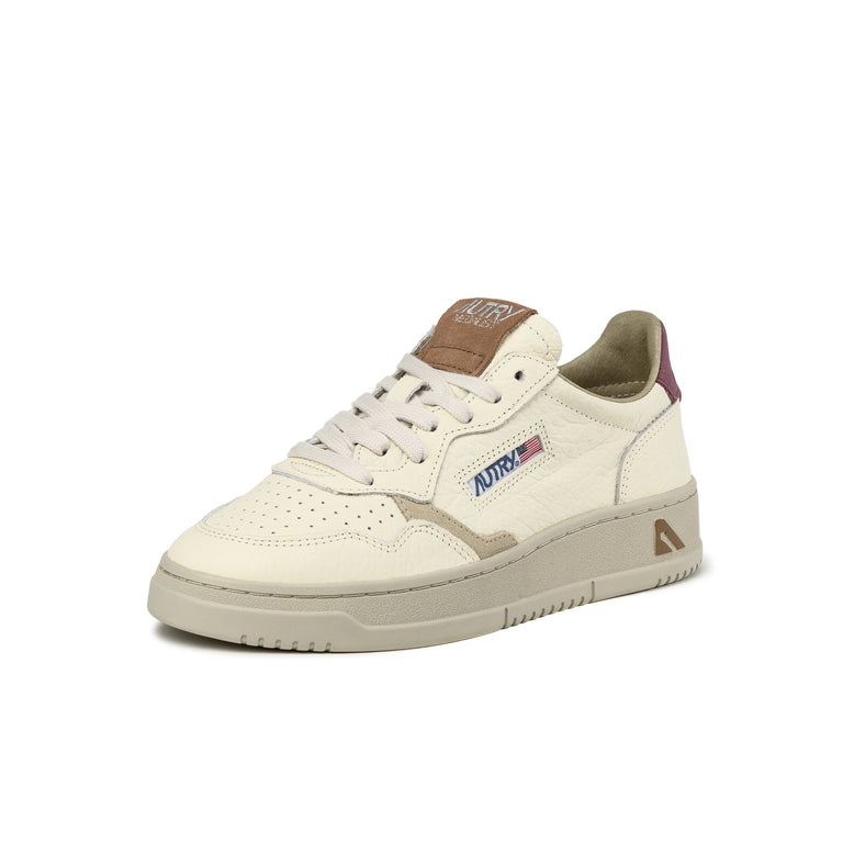 Autry Medalist W *Nubuk / Elephant* - 42 / Burgundy / Brown - 2
