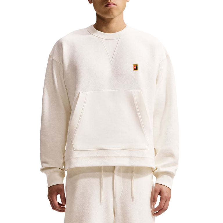 Nike Club Rules French Terry Crewneck - XXL / Sail / Black - 6