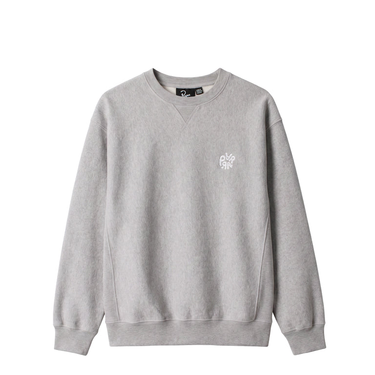 By Parra Balloon Logo Cross-Grain Crew Neck Sweatshirt - S / Heather Grey

