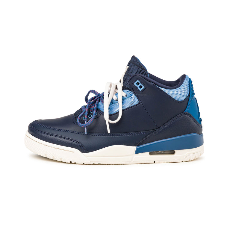 Nike Wmns Air Jordan 3 Retro *Sports Renaissance* - 36.5 / Obsidian / Chalk / Track Red
