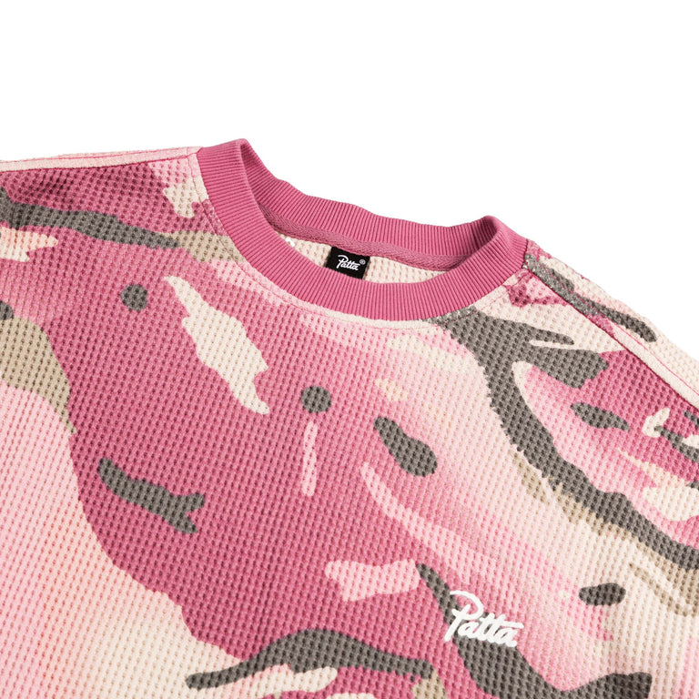 Patta Cactus Flower Camo Waffle Longsleeve T-Shirt