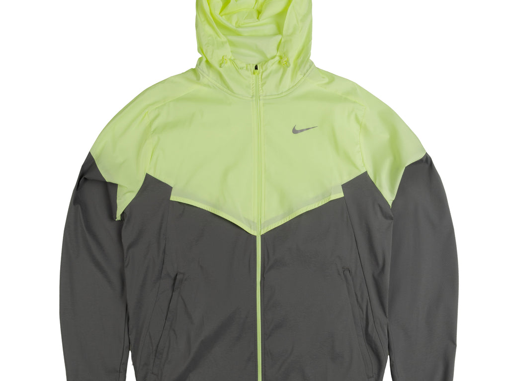 ジャケット・アウター NIKE RUNNING NIKE Gray/White Swoosh ATHLETIC WINDBREAKER Running Jacket