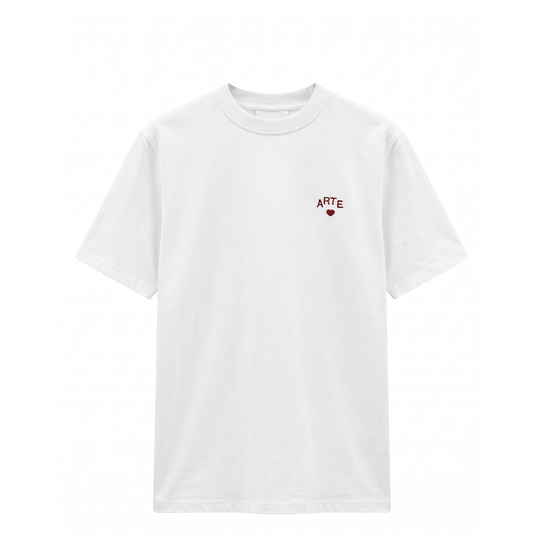 Arte Antwerp Heart Logo T-Shirt - L / White - 1
