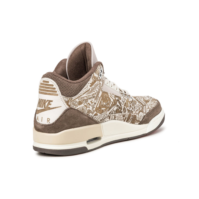 Nike	Air Jordan 3 Retro *Laser* - 40 / Phantom / University Red / Palomino / Sail - 3