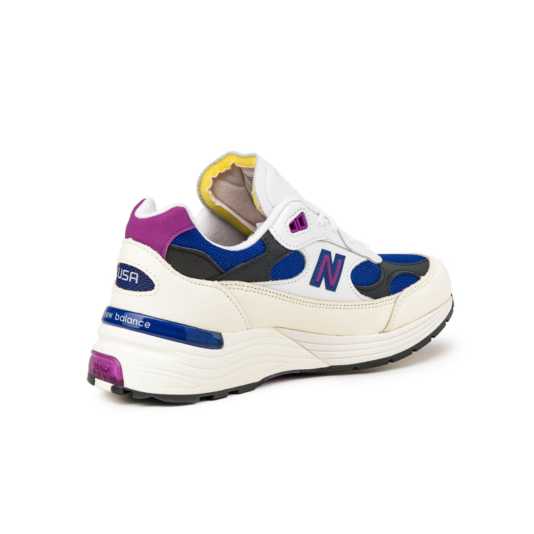 New Balance 992 *Made in USA* - 36 / White / Team Royal / Purple Fuchsia - 5