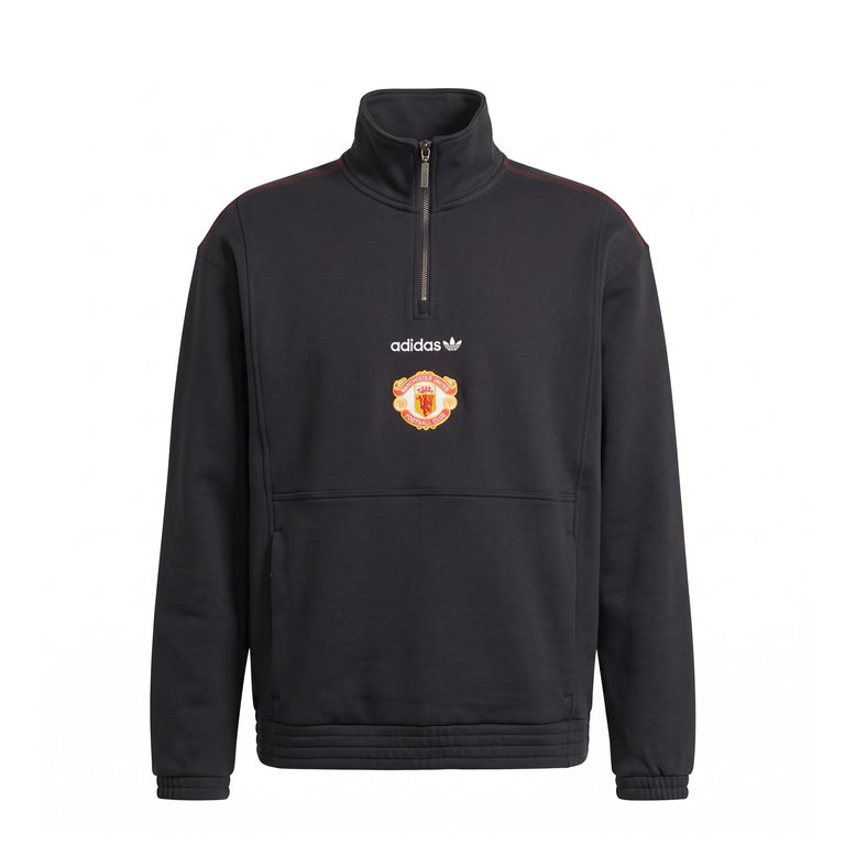 Adidas	Manchester United EQT Half Zip Top - L / Black
