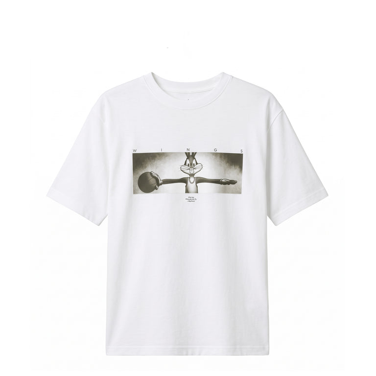 Nike	Jordan Brooklyn Space Jam Wings Crew-Neck T-Shirt - XXL / White / Black - 1
