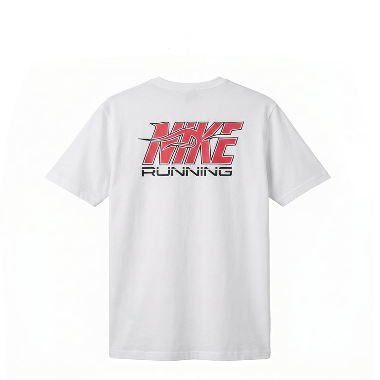 Nike	Stride Dri-FIT Running T-Shirt - XXL / White / Fusion Red / Black - 1