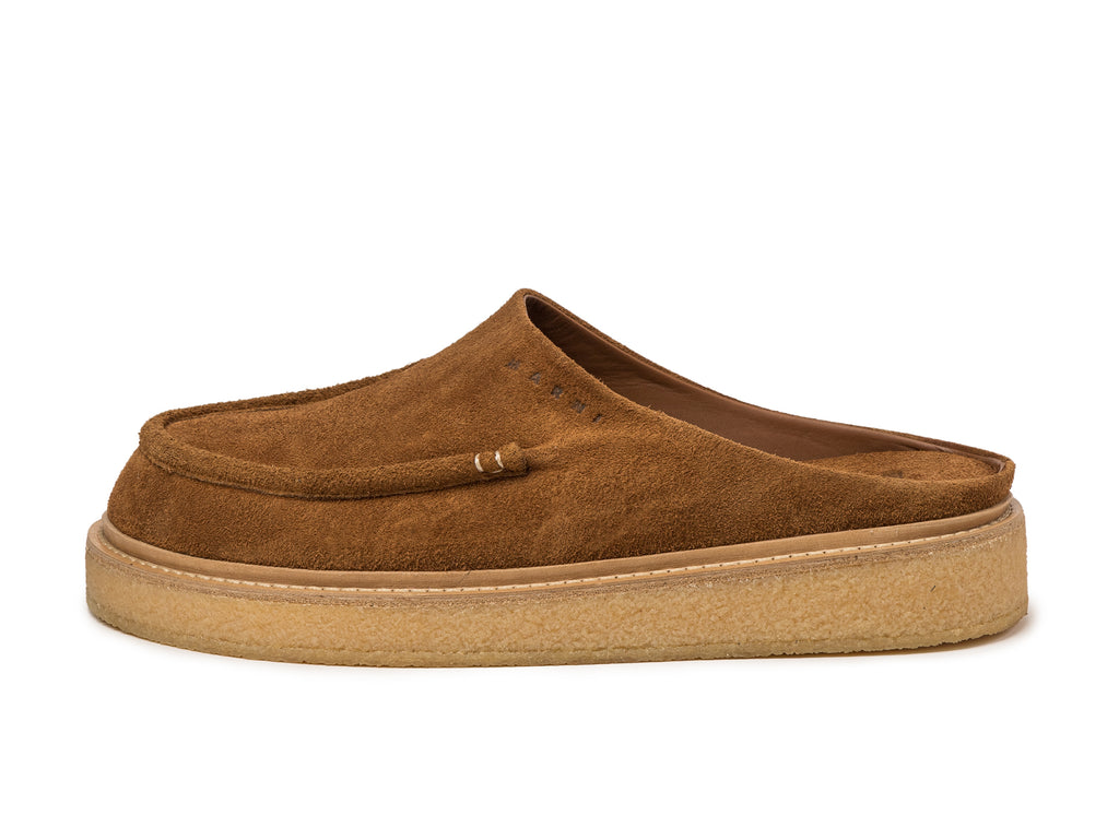【関税＆送料込み】Marni Sabot Shoes Black leather chunky clog sabot | Marni