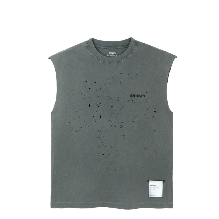 Satisfy MothTech Muscle Tee - S / Aged Black
