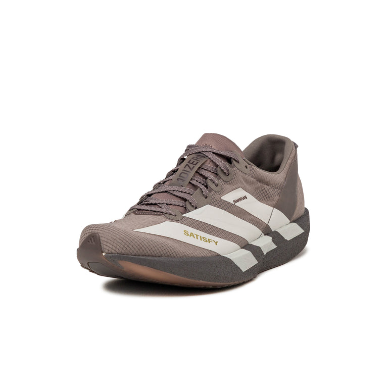 Adidas x Satisfy Adizero Adios - 40 / Earth / Pearl Metallic / Charcoal - 2
