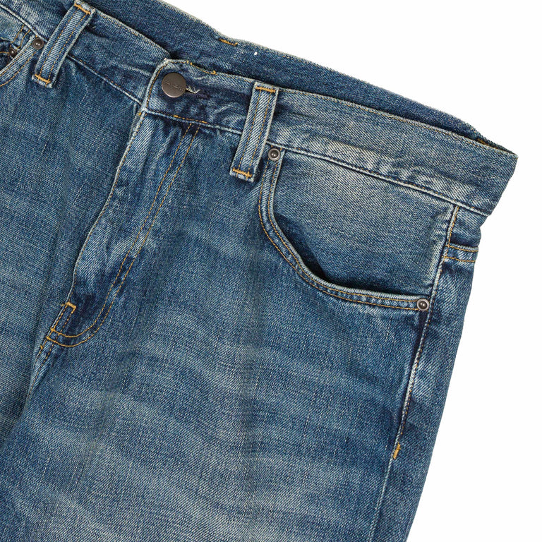 Carhartt WIP Aaron Pant - 28 / Blue Worn - 3