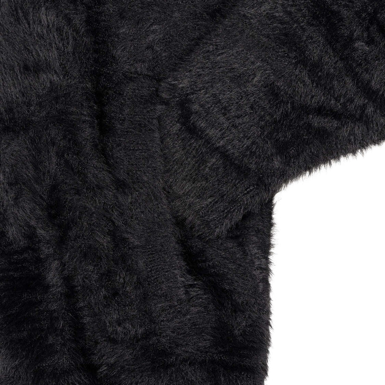 Adidas Faux Mohair Classic Tracktop - L / Black / Offwhite - 3
