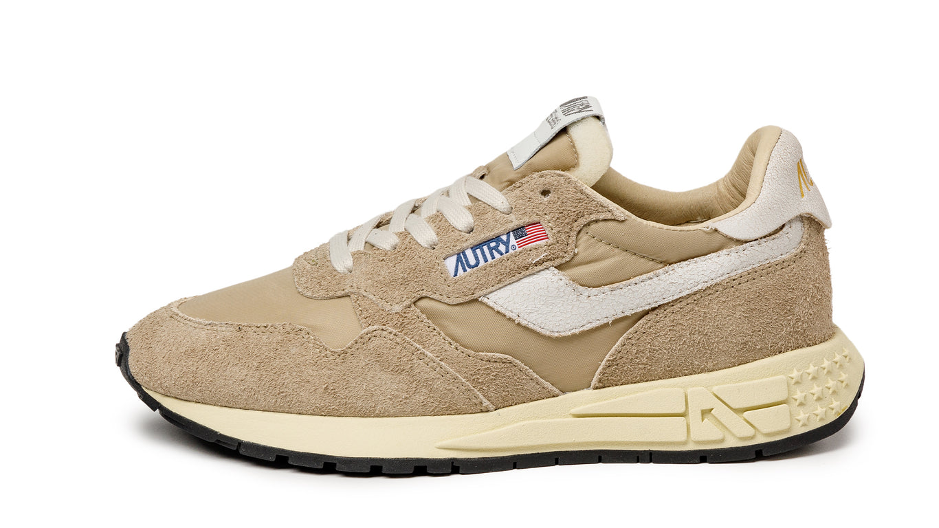 Autry Reelwind Low W *Nylon / Hairy Suede / Cracked Leather