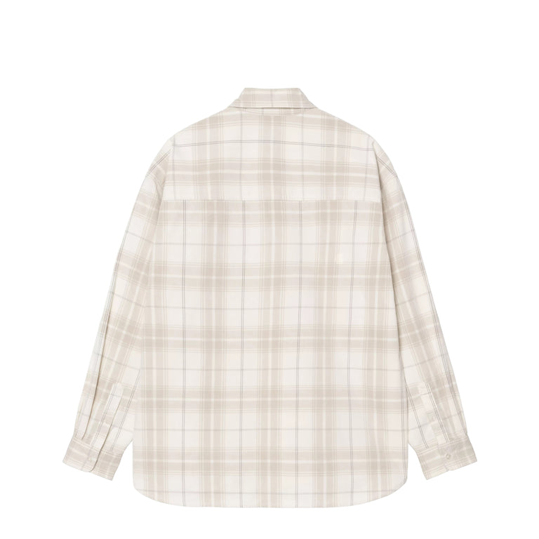 Carhartt WIP L/S Wilber Shirt - M / Wilber Check / Natural - 2